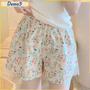 Quần Short, Quần ngắn in dáng rộng, Bộ đồ ngủ mỏng thông thường mùa hè