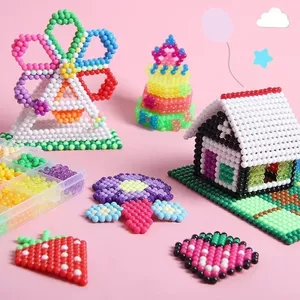 Xịt nước Hạt ma thuật Doudou không sắt Đồ chơi giáo dục bé gái xếp hình giải nén Ký túc xá Quà tặng ngày trẻ em 260529