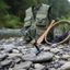 Fly Fishing Tippet Spool Holder Black Tippet Holder Thiết bị thể thao Nhôm Xây dựng lâu trôi