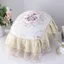 XYLBY14 Mục Vụ Hình Bầu Dục Nồi Cơm Bao Đa Năng Phong Cách Châu Âu Bao Khăn Vải Ren Nồi Cơm Điện Hộ Gia Đình Bao Vải Chống Bụi Bao