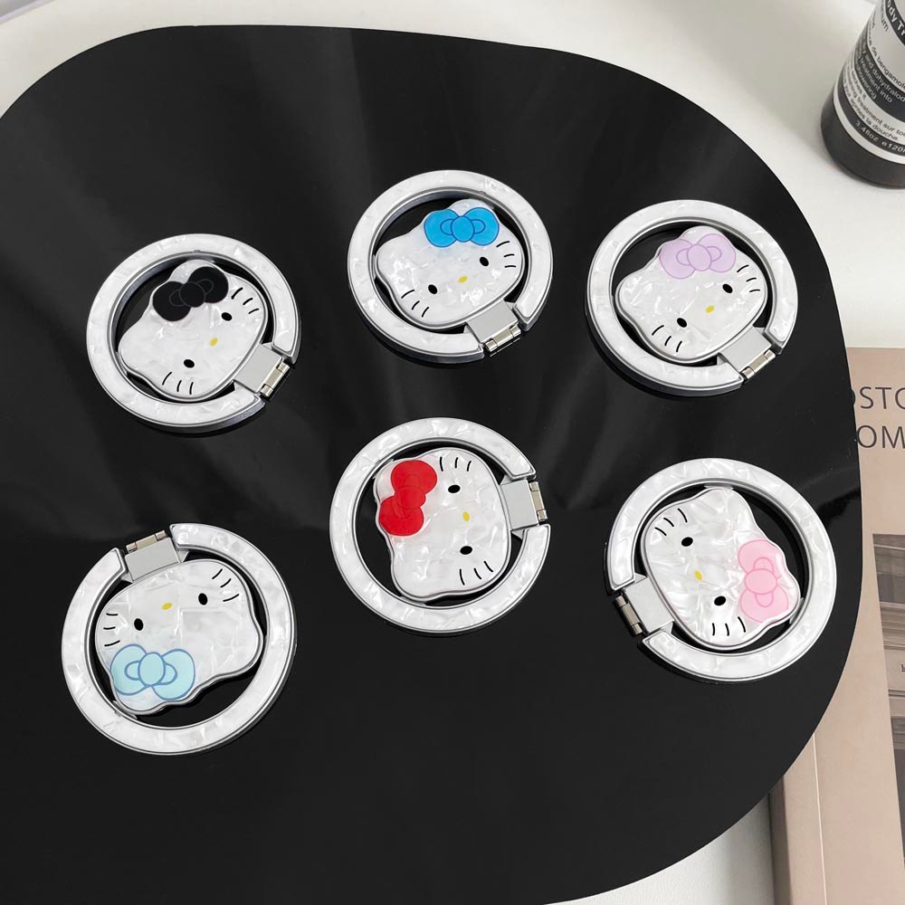 Popsocket Cat Pattern Magnet Giá đỡ điện thoại có thể gập lại cho điện thoại nam châm