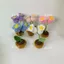 Thành Phẩm Phong Cách Mini Giả Hoa Handmade Len Đan Móc Mini Bó Hoa Trang Trí Xe Móc Bó Hoa