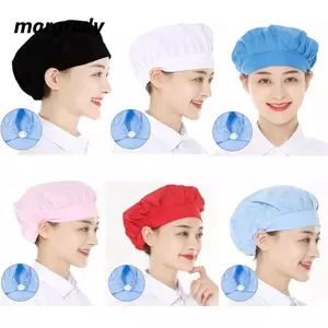 Mũ đầu bếp MARGREDY, Lưới tóc Mũ làm việc, Chống khói sang trọng Chống bụi thoáng khí Trang phục làm việc Nấu ăn Mũ vệ sinh Nhà hàng khách sạn