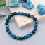 MAKY 8MM Vòng tay hạt đá hình động vật tự nhiên với thạch anh Lava Tiger Eye Mens Stretch Gift Yoga Thiền Cân bằng năng lượng VN