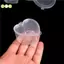 10 Cái / lốc Nhựa Màu Nhựa Hộp Đựng Trong Suốt Keo Putty Bọt Bóng Hộp Bảo Quản Slime Bảo Quản Đẹp