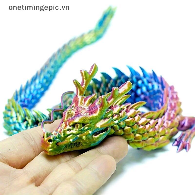VFZ 3D In Hình Rồng Trung Quốc Toàn Thân Khớp Di Chuyển Được Nội Thất Nhà Trang Trí Trang Trí Đáng Thu Thập Đồ Chơi Sáng Tạo OTE