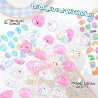 ENWEI 1 Cái [Hồng Thiên Đường Series] Bánh Mì Dalmatian Nổi Dễ Thương Tạp Chí Chất Liệu Miếng Dán Người Lập Kế Hoạch Sổ Lưu Niệm Văn Phòng Phẩm Decal