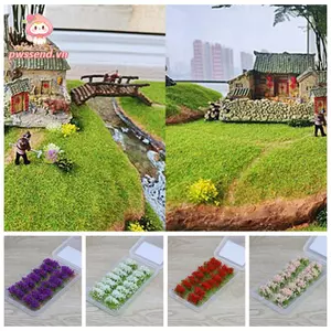 PWSSEND 14 Chiếc Tổ Hoa DIY Micro Phong Cảnh Hướng Dẫn Sử Dụng Chất Liệu Bàn Cát