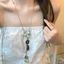 Vòng cổ mặt dây chuyền lá phong dài Zen Phong cách dân tộc Bohemian Phụ kiện dây