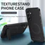 Ốp Điện Thoại Giá Đỡ Bằng Sợi Carbon Cho Samsung Galaxy A57 A37 A17 A07 5G 4G Vỏ Vòng Sạc Từ Tính Chống Vân Tay Ốp Lưng Mỏng Samsunga57 Samsunga37