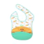 Du Lịch Ăn Có Thể Gập Lại Cho Bé Silicone Yếm Ghế Cao Sử Dụng Không Độc Hại Messy Eaters Chống Thấm Nước C8K8