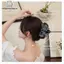 Nhíp Mờ Hoàn Thiện Xếp Ly In Lưới Hàn Quốc Vuốt Kẹp Thời Trang Thanh Lịch Cá Mập Tóc Phụ Kiện Dành Cho Nữ Hẹn Hò VN
