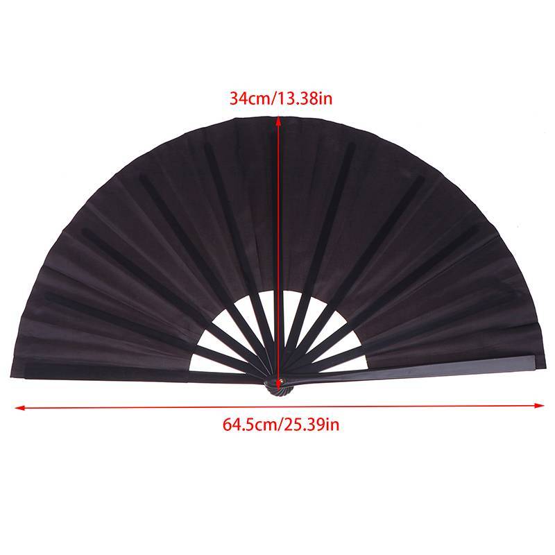 JINHF Võ Thuật Trung Quốc Kung Fu Fan Tai Chi Dance Fan Nhựa Hiệu Suất Sân Khấu Quạt Gấp Màu Trơn Quạt Ảnh Chống Đỡ HOT