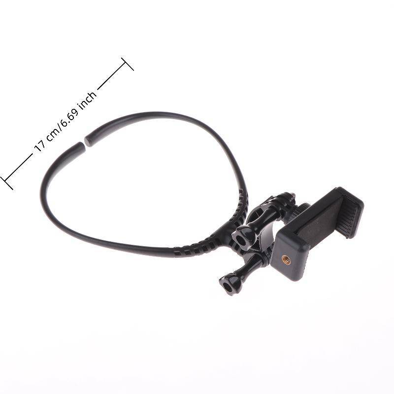 JINHF 1 Bộ Camera Hành Động Điện Thoại 2 Trong 1 Ne Giữ Gắn Cho Hành Động Đa Năng Camera Hành Động Phụ Kiện Điện Thoại HOT