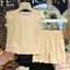 Shop Trẻ Em Tay Ngắn Phù Hợp Với Bé Gái Ren Homewear Bé Gái Băng Lụa Quần Short Hai Mảnh Quần Áo Trẻ Em