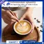 2 Bút nghệ thuật Latte hai đầu, thép không gỉ có tay cầm bằng gỗ để sử dụng tại nhà, quán cà phê và du lịch