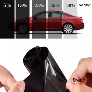 DWEL 1 Cuộn 50x3m Giấy Dán Xe Hơi, Chống Tia UV Chống Trầy Xước Cửa Sổ Tint Phim, Bóng Nắng Đen Bền Nhiệt UV Khối Kính Dán Kính Chắn Gió
