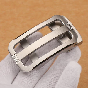 Khóa thép không gỉ 00516 / Mặc ngoài / Khóa ngày / Thích hợp cho khe cắm thẻ rộng 3,3-3,45cm Thắt lưng tự động / Khóa tự động bằng thép nguyên chất / Đầu thắt lưng / Nam / Đầu thắt lưng
