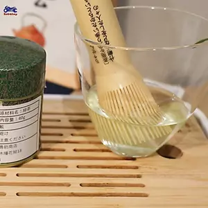 XOITOP Resin Matcha Whisk Tay cầm dài có thể tái sử dụng Bột trà xanh Máy đánh trứng Trà xanh Matcha Bàn chải trà xanh Phụ kiện Bộ trà VN