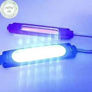 PUSKY 1 Cái 1 Đến 2 Xe Cảnh Báo Đèn Flash 12V COB Đỏ Xanh Nhấp Nháy Đèn Cho Ô Tô Moto Xe Đạp Lưới Tản Nhiệt Trang Trí Không Khí Chiếu Sáng VN