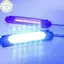 PUSKY 1 Cái 1 Đến 2 Xe Cảnh Báo Đèn Flash 12V COB Đỏ Xanh Nhấp Nháy Đèn Cho Ô Tô Moto Xe Đạp Lưới Tản Nhiệt Trang Trí Không Khí Chiếu Sáng VN