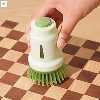 Bàn chải làm sạch nhà bếp wth Máy phân phối chất lỏng Tay cầm tiện dụng Chất liệu chống dầu cho nồi và món ăn