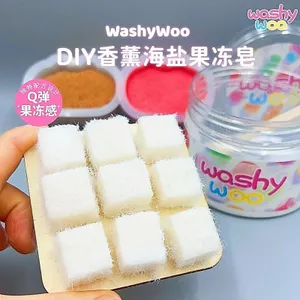 / WashyWoo Khuôn Đậu Phụ DIY Bộ Kaoru Muối Biển Thạch Xà Phòng Pinch Cảm Thấy Dễ Thương Giải Nén Trừu Tượng Đồ Chơi Quà Tặng