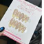 NAIL BOX VÀNG PASTEL HOA LOANG FRECNH ĐẦU MÓNG