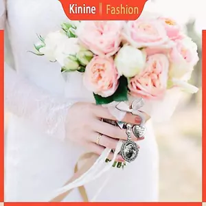 KIN Cưới Boutonniere Thiên Thần Nơ Khung Ảnh Charm Trâm Cài Cho Mẹ Cô Dâu