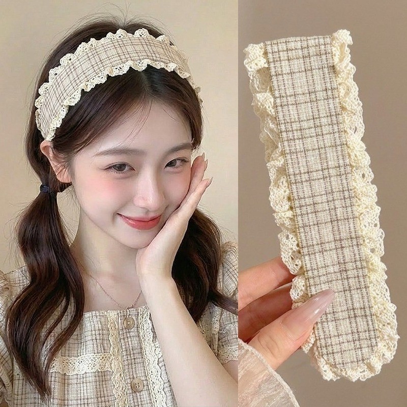 Băng Đô Miếng Dán Tóc Velcro Magic Dán Hoa Dễ Thương Thời Trang Hàn Quốc - Phụ Kiện Tóc