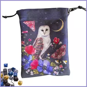 Túi Tarot Tiểu Thuyết Thẻ Tarot Dice Rune Túi 5.12x7.09 Inch Dây Rút Bảo Quản Túi Xô Đảng Xử Lý Túi Cho mueadsyvn