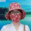 Mũ làm việc nông nghiệp OUSXA, Khăn choàng cổ bảo vệ mũ hái trà, Bán chạy Chống tia cực tím Vành rộng Mũ ngư dân Quà tặng