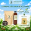 Combo Tiêu đen nguyên hạt khô tự nhiên 500g và Mật ong hoa cà phê 500ml Gia Lai nguyên chất | Dĩnh Lâm Viên
