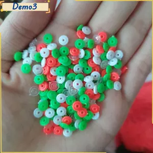 Hạt chặn nửa tròn, Hạt câu cá nửa tròn bằng nhựa, Nút chặn biển Bóng phát sáng Nút chặn câu cá Hạt