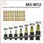 THÊM 11 Chiếc Hướng Dẫn Sử Dụng Đinh Tán Đai Ốc Dụng Cụ Phụ Kiện Cho Hạt M3 M4 M5 M6 M8 M10 M12 Lắp Đặt Đơn Giản Tay Đinh Tán Đai Ốc BSS