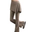 Bộ Hai Mảnh Eo Cao Cảm Giác Khỏa Thân Quần Tập Yoga Micro-La Thoáng Khí Thể Dục Chạy Bộ Quần Thể Thao