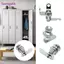Khóa hộp phân phối BORAGETE, Khóa tủ tập tin Chrome hợp kim kẽm, Khóa phần cứng chốt RV đa năng vận hành ngón tay cái chuyên nghiệp