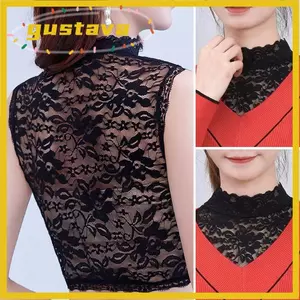 Áo len GUSTAVA Trang trí cổ điển hoa cổ điển có thể tháo rời