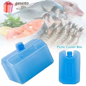 GAVESTO 1 / 2 / 3 Hộp Đá, Hộp Làm Lạnh Giữ Đá Tươi, Quạt Điều Hòa Không Khí Có Thể Tái Sử Dụng PE Hộp Pha Lê Đá