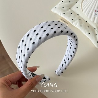 Yoing / Phong Cách Mới Phong Cách Hàn Quốc Mùa Hè Dopamine Màu Chấm Bi Băng Đô Nữ