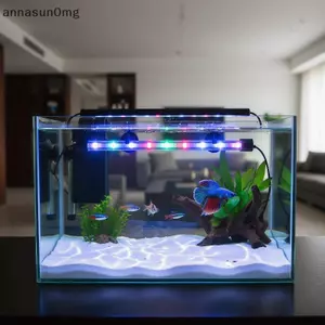 AA Bể Cá LED Chìm Chiếu Sáng Chống Nước Tâm Trạng Đèn USB Chạy Cho Bể Cá Dưới Nước Trang Trí Cảnh VN