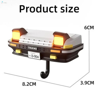 HaiLoka AE86 Giá treo chìa khóa kiểu đèn pha ô tô — Móc treo chìa khóa gắn tường trang trí đầy sáng tạo