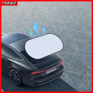 Tấm che nắng cửa sổ phía sau YRBWD, Tấm phản xạ tia cực tím với cốc hút Tấm che nắng, Tấm che kính chắn gió gấp chống tia cực tím