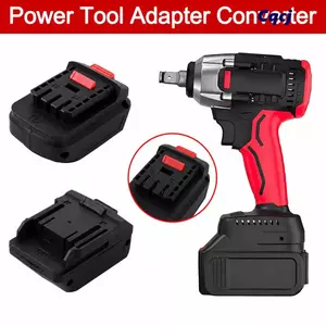 Bộ chuyển đổi pin CQCJ, Bộ chuyển đổi pin Lithium 2 trong 1 18V, Bộ chuyển đổi cơ sở công cụ điện Bộ chuyển đổi máy khoan tác động