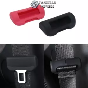 FANIELLAPOWELL Đai An Toàn Vỏ Bảo Vệ Kẹp Cắm Đỏ / Đen Cho Tesla Model 3 / Y Đồ Dùng Ô Tô Dây An Toàn Tay Bảo Vệ