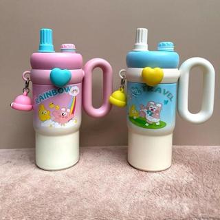 Ly giữ nhiệt inox 316 1000ml có tay cầm giữ nhiệt 8-10h in hình 3D dễ thương đi học,làm