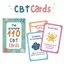 Thẻ trị liệu hành vi nhận thức CBT Flashcards Dụng cụ chánh niệm để giảm căng thẳng Người lớn Thanh thiếu niên Trị liệu saixit2vn