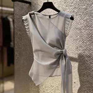 Áo sơ mi voan dáng ôm kiểu Pháp Siêu đẹp 2026 Thiết kế phong cách mới Sense Classy Top