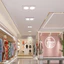 Đèn nền vuông led Lưới tản nhiệt Đèn hai đầu Phòng khách Lưới trần Khung nho nhúng Burden Light TYTC