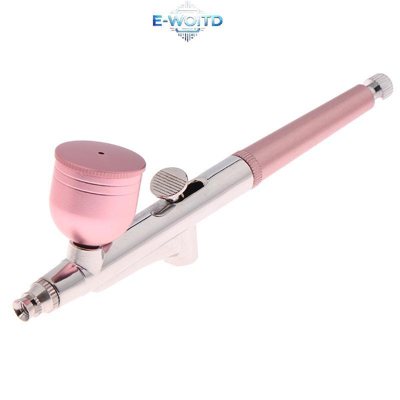E-WOITD Di Động Đơn Hành Động Airbrush 0.3Mm Vòi Phun Airbrush Bút Cho Mô Hình Bánh Móng Tay Xe Tranh Làm Đẹp Phun E-WOITD